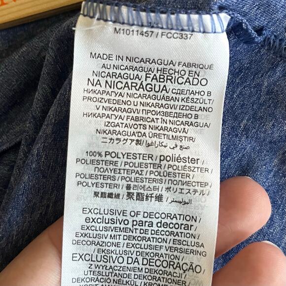 Golden State Warriors Mens T-Shirt XL Blue NBA Basketball Sports Streetwear NWT - Picture 7 of 8